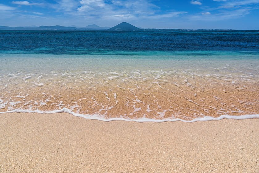 チェジュ島東側にある牛島（ウド）