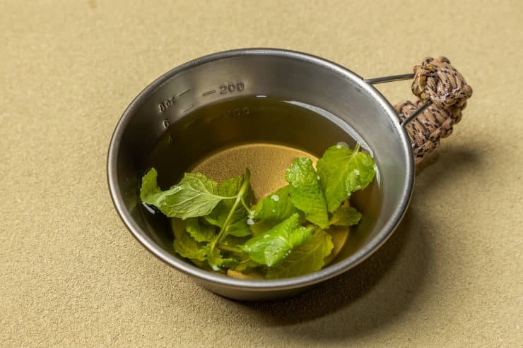 North African drink mint tea