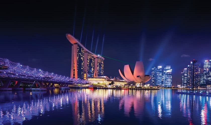 シンガポール夜景