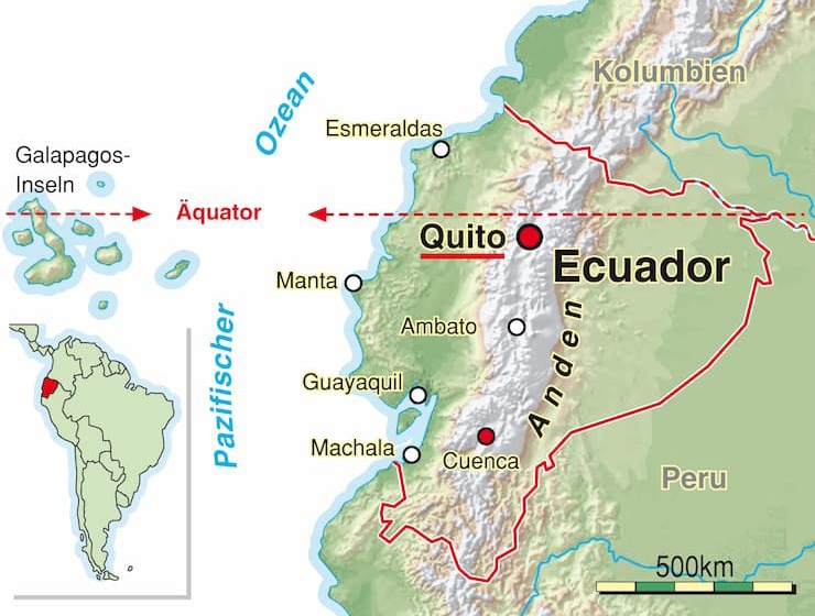 Ecuador-map