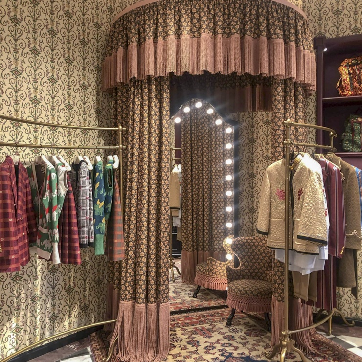GUCCIGarden店内