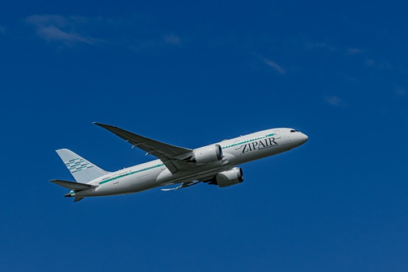 ZIPAIR機影 画像提供：ZIPAIR Tokyo