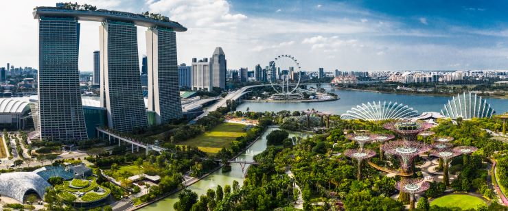 シンガポール_マリーナベイの風景