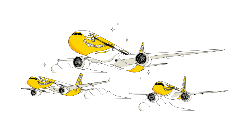 スクート(Scoot)の機材 提供:Scoot