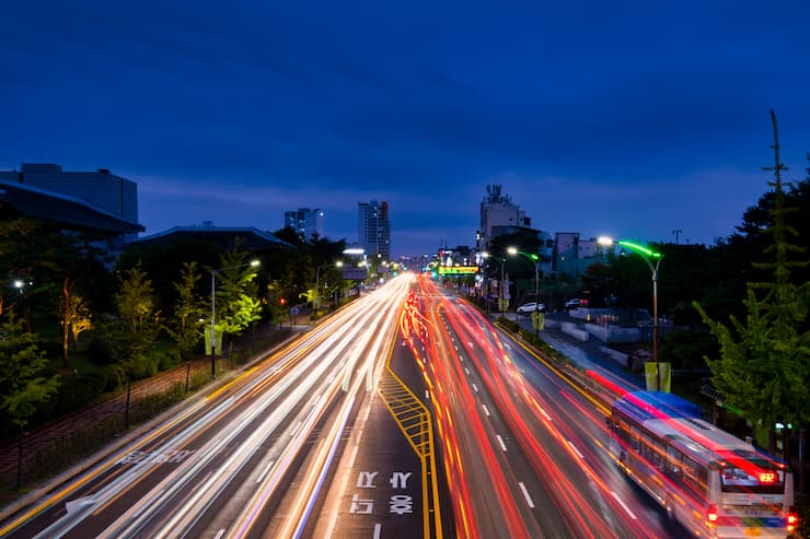 韓国 清州 道路