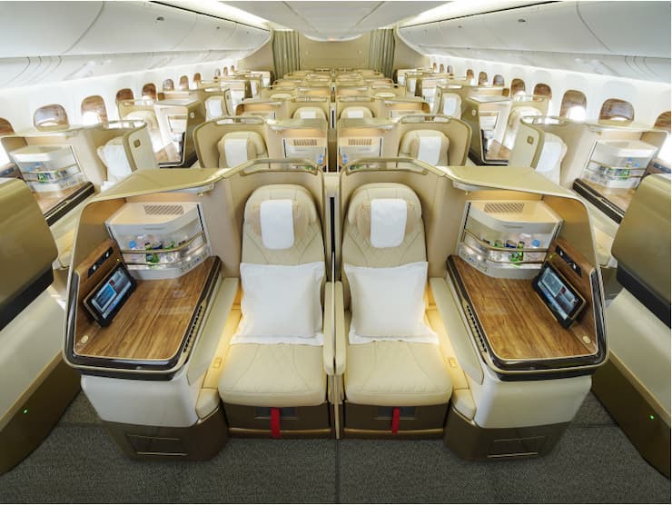 エミレーツ航空B777ビジネスクラス