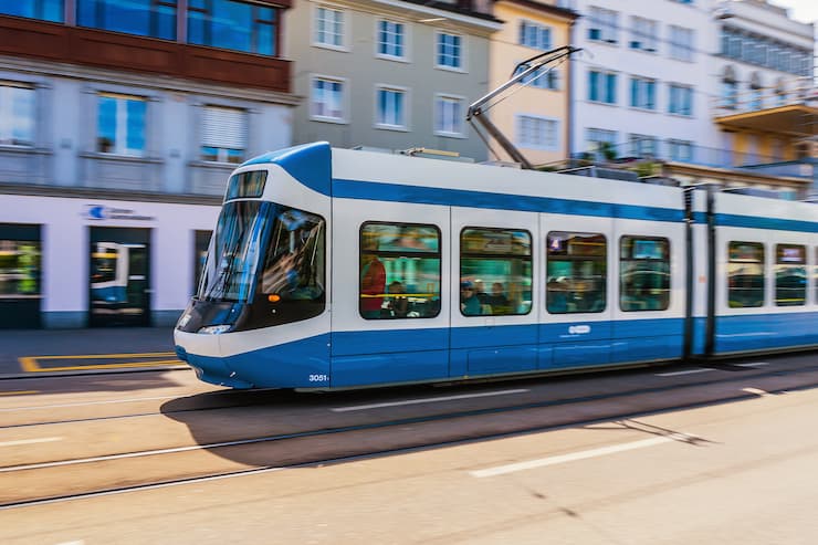 スイス_チューリッヒ_路面電車
