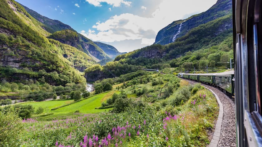 ノルウェー_フロム鉄道からの絶景