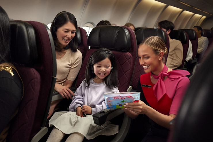 カンタスキッズサービス　提供：QANTAS