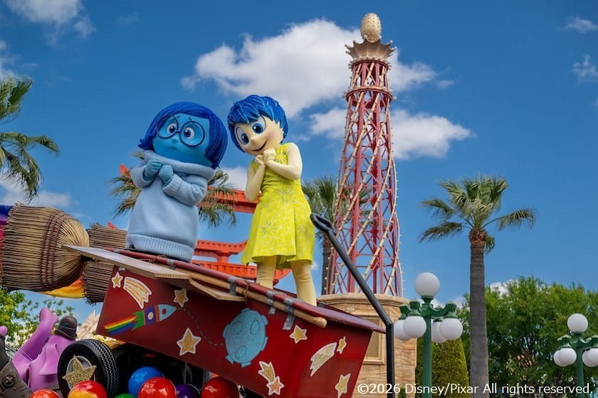 「ベター・トゥギャザー：ピクサーパル・セレブレーション！」パレード ©disney