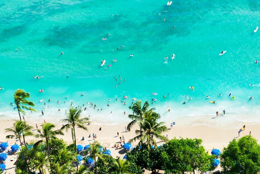 5泊7日のハワイ旅行費用