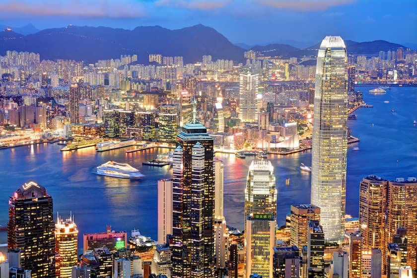香港の夜景