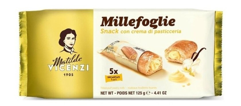 イタリア ヴィチェンチ(VICENZI)パフ ペーストリーロール