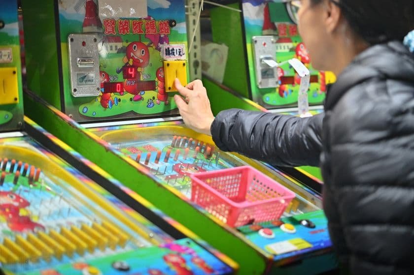 子どもも楽しめるゲーム屋台