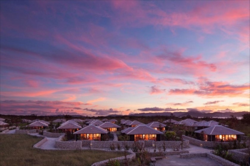 星のや竹富島の客室全景 提供：星のや　竹富島