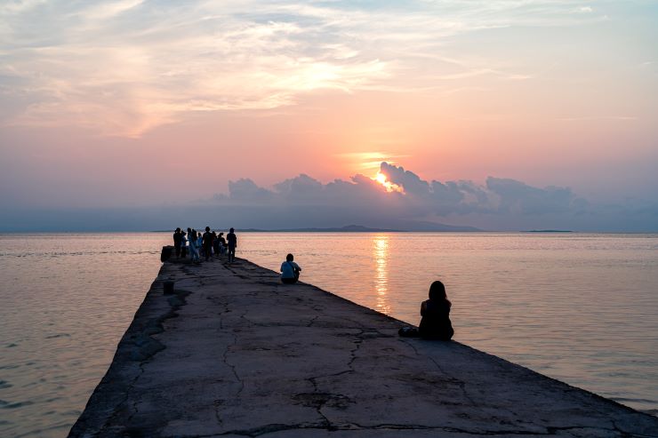 竹富島 夕陽