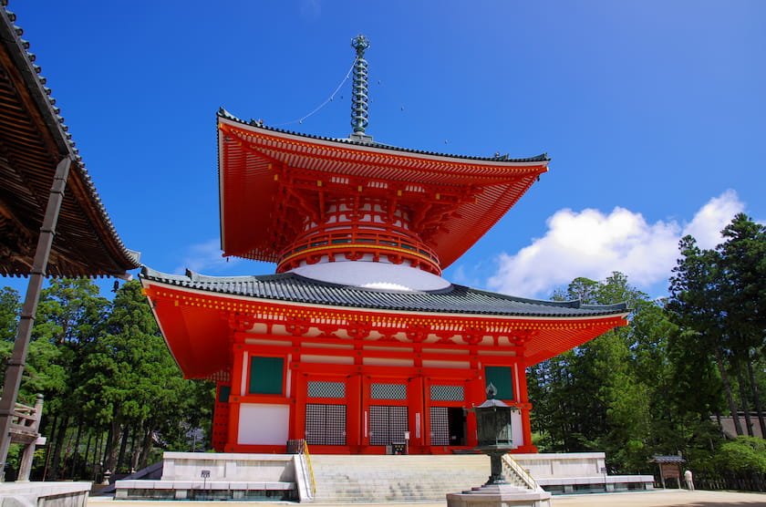 高野山壇上伽藍の根本大塔