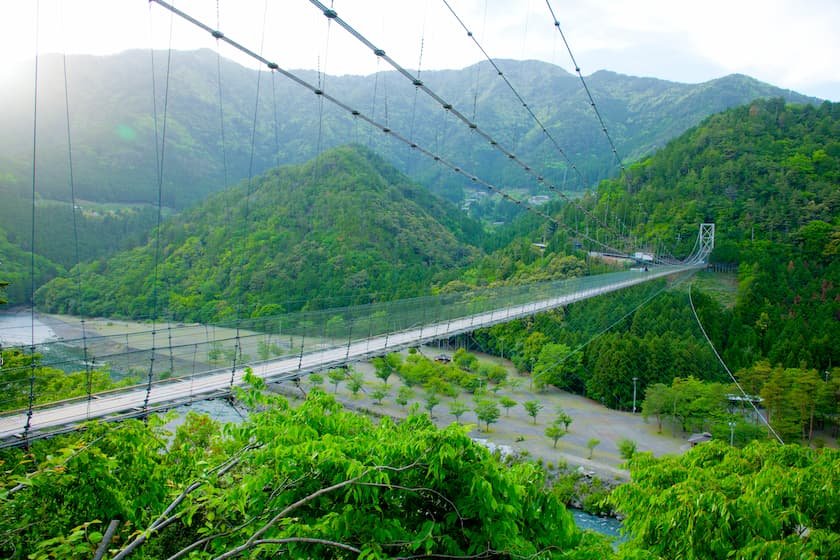 谷瀬の吊り橋