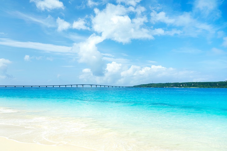 宮古島のビーチ