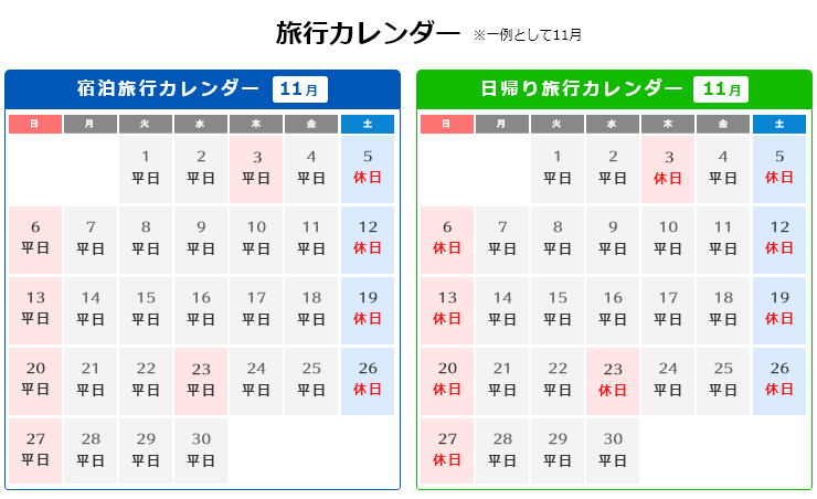 クーポンカレンダー