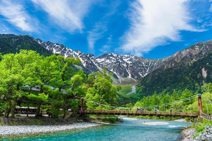 上高地_梓川と河童橋