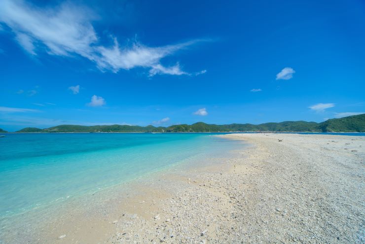安慶名敷島のビーチ