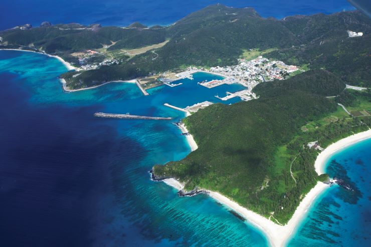 座間味島_空撮
