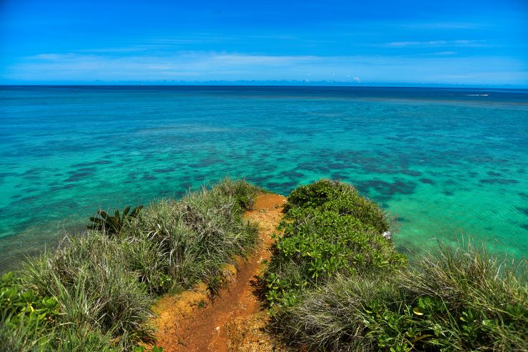 ザネー浜の美しい風景