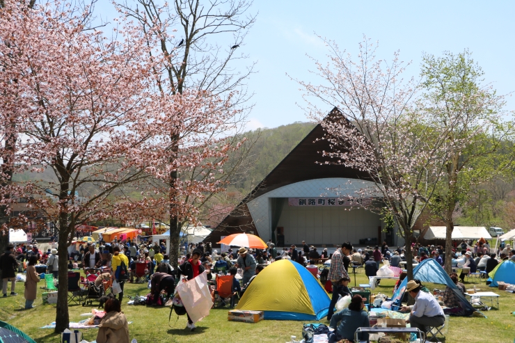 別保公園・釧路町桜まつり 提供:釧路町産業経済課商工観光係