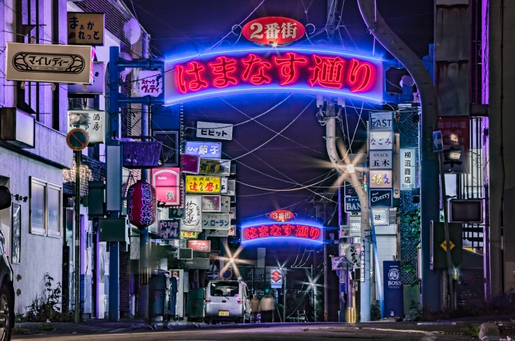 はまなす通り 提供:紋別観光振興公社