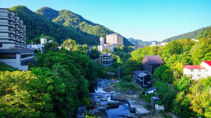定山渓風景(2)　提供：定山渓観光協会