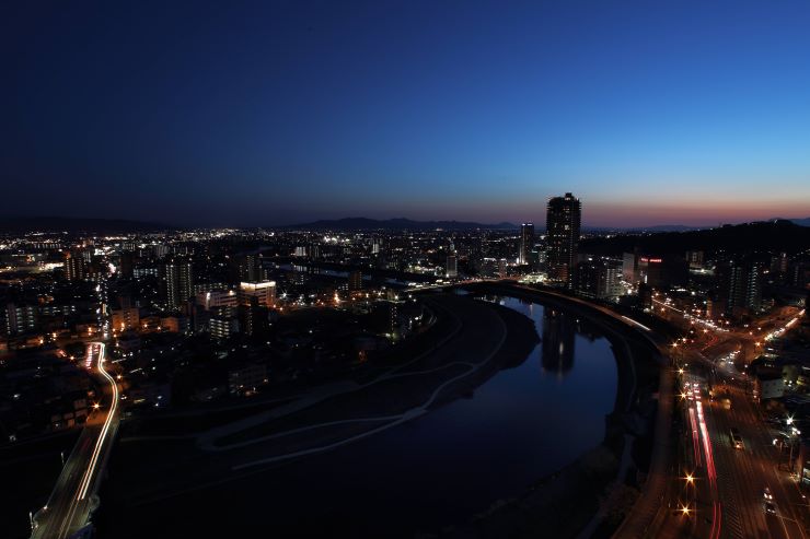 ホテルからの夜景