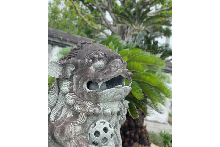 福州園のシーサー
