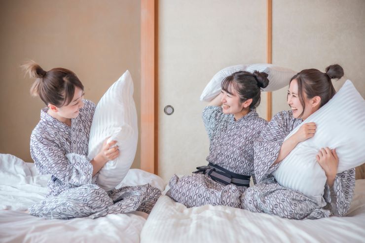 女子会にぴったりの温泉