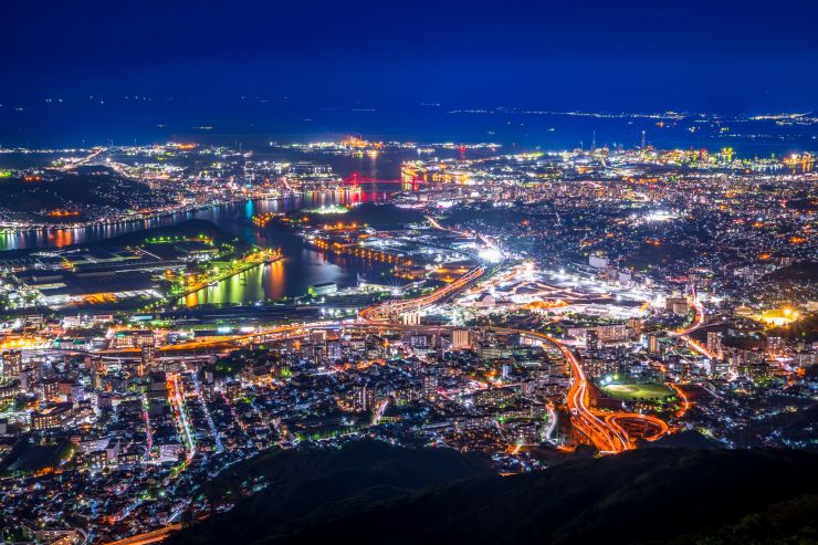 皿倉山から見える夜景