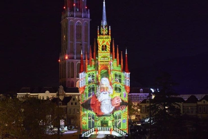 ハウステンボス 3Dプロジェクションマッピング 画像提供：ハウステンボス