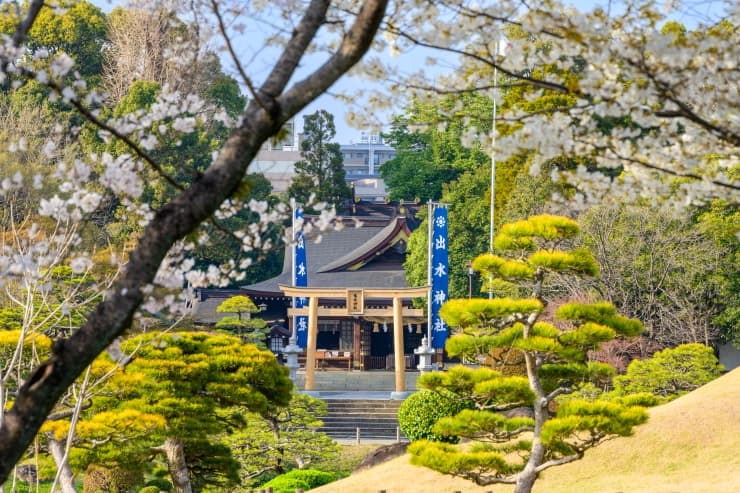 出水神社（水前寺成趣園）