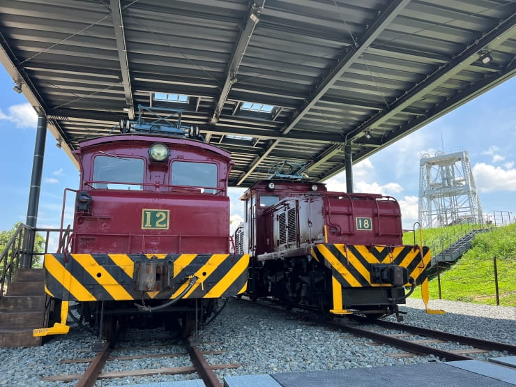 万田坑「炭鉱電車」　提供：荒尾市