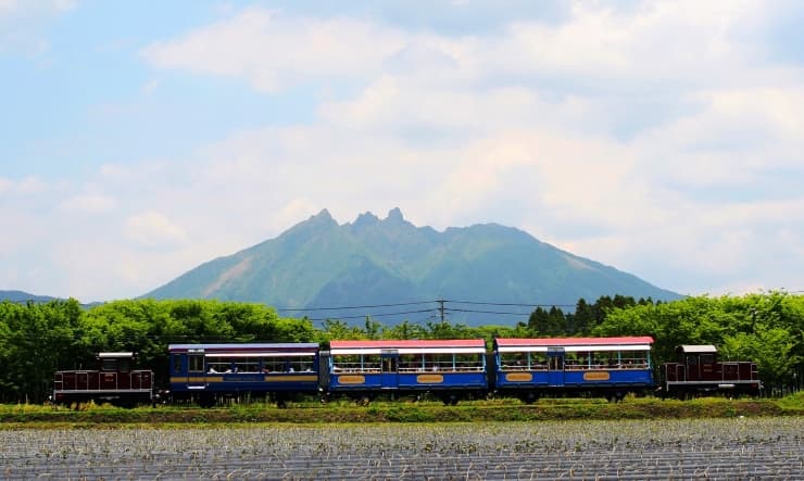 南阿蘇鉄道トロッコ列車3 提供:熊本県観光連盟