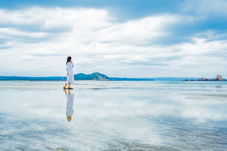 浜田海水浴場 提供:種子島観光協会