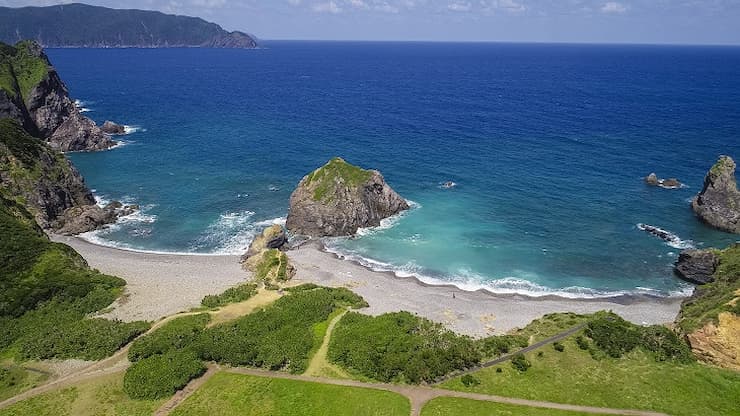 奄美大島　ホノホシ海岸空撮