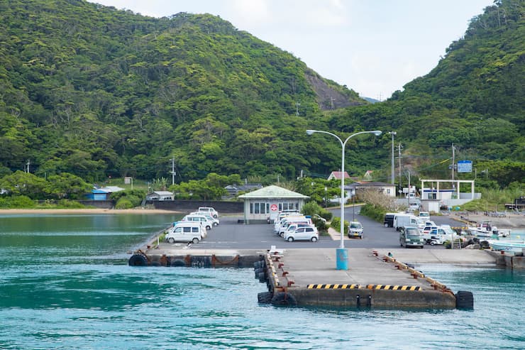 加計呂麻島　生間港