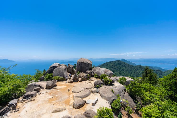 弥山山頂 提供:広島県