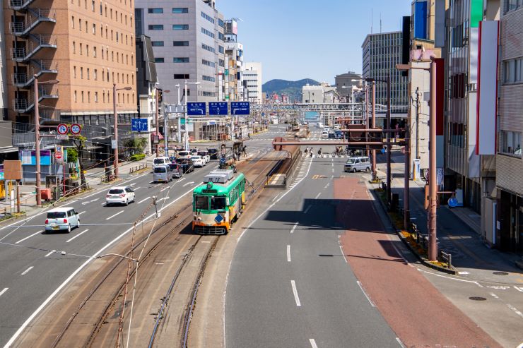 高知市の街並み