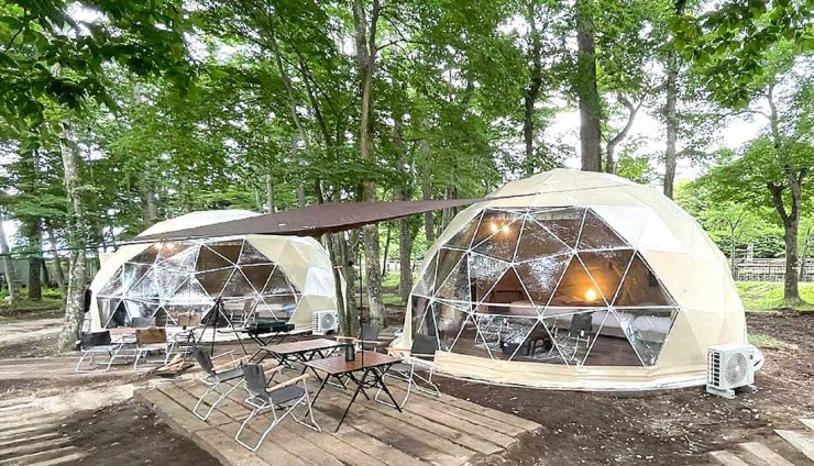 ザ・デイ ポストジェネラルグランピングヴィレッジ山中湖_ドームテント