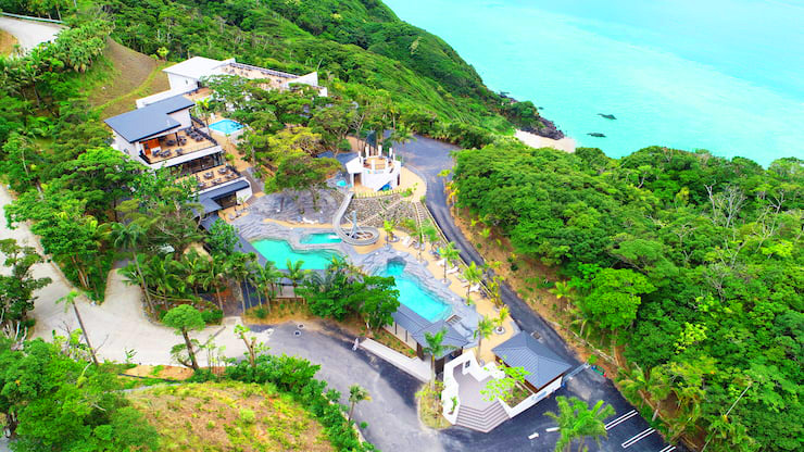 奄美温泉 大和 俯瞰 提供:奄美温泉 大和 ハナハナビーチリゾート