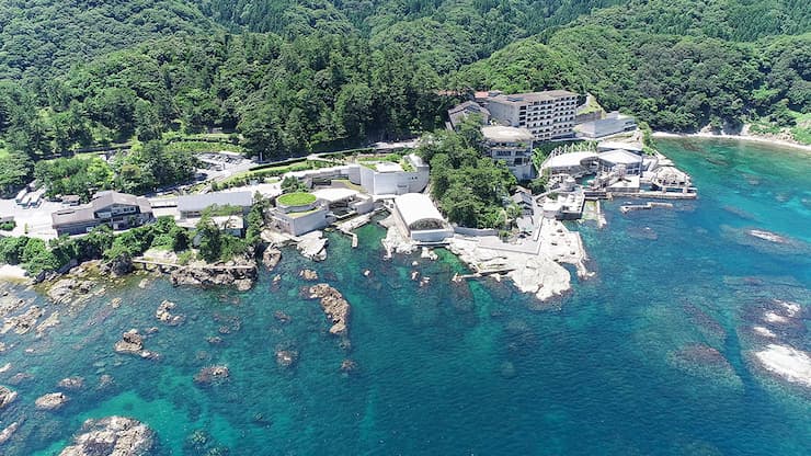 城崎マリンワールド空撮2022 提供:城崎マリンワールド
