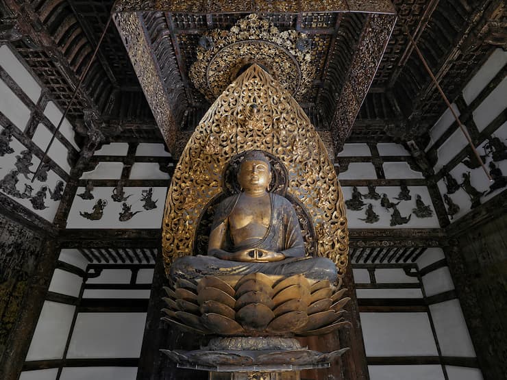 京都_平等院鳳凰堂内