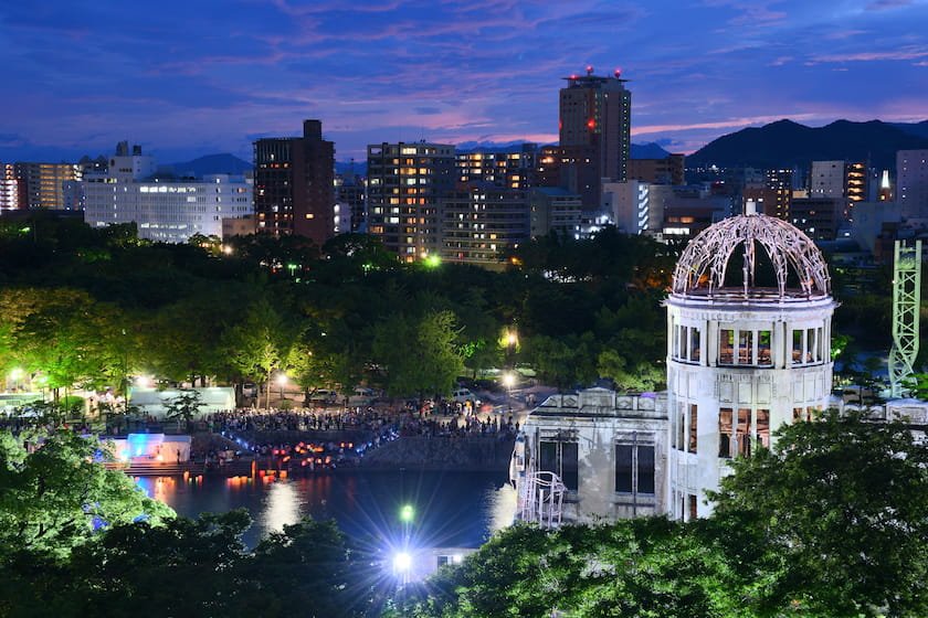 広島市街地の風景
