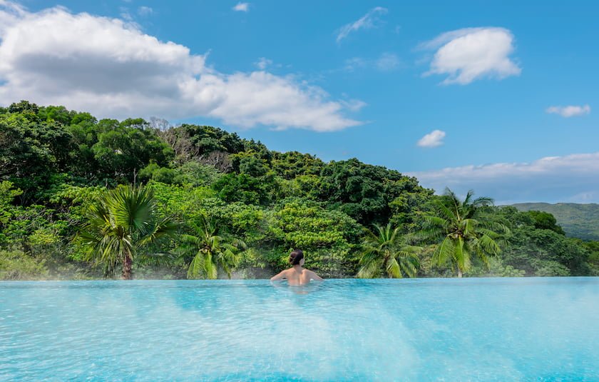 スパ ジャングリア インフィニティ風呂 画像提供:ジャングリア沖縄